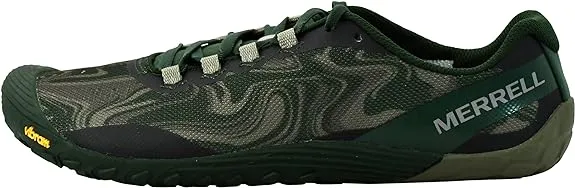 Merrell Men’s Vapor Glove 4 Sneaker with durable all-terrain design, breathable mesh upper, odor-free M-Select FRESH, and secure Hyperlock TPU Film Heel Counter. Providing exceptional comfort.