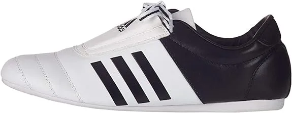 Adidas Adi-Kick 2 Tae Kwon Do shoes: lightweight and comfy with strong ankle support. Ideal for indoor rowing and martial arts, featuring rubber outsoles for excellent grip and durability.